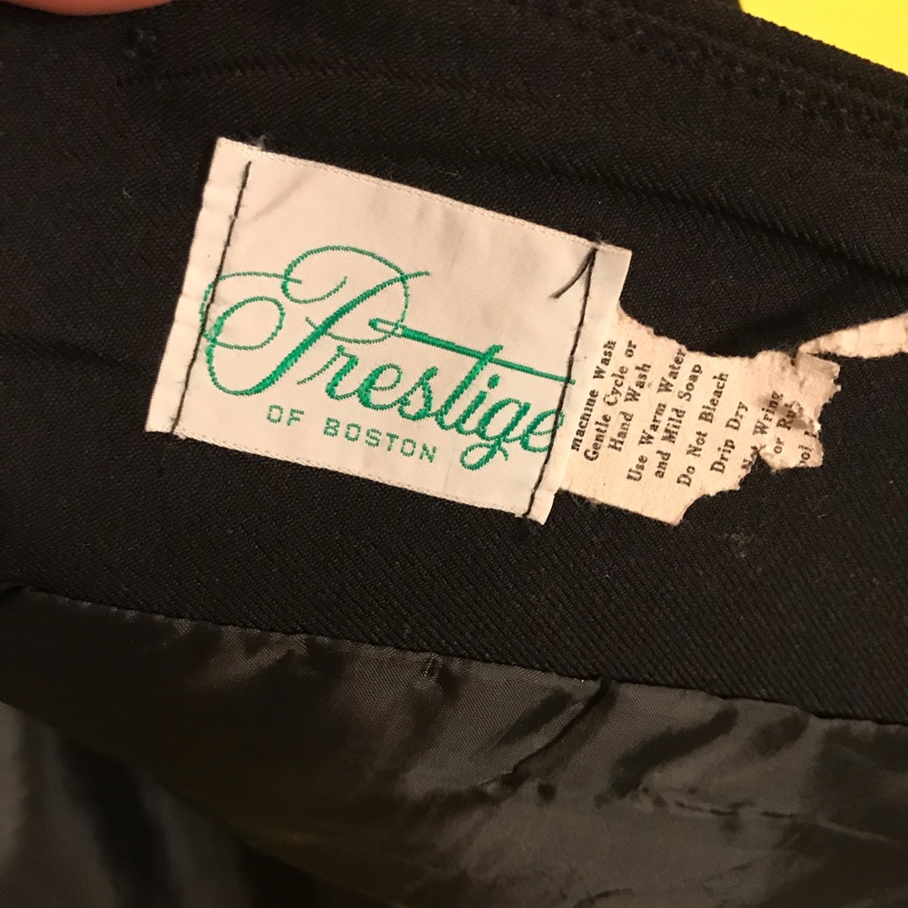 Vintage Ladies Black Blazer Jacket Suit Jacket EUC - Picture 3 of 5